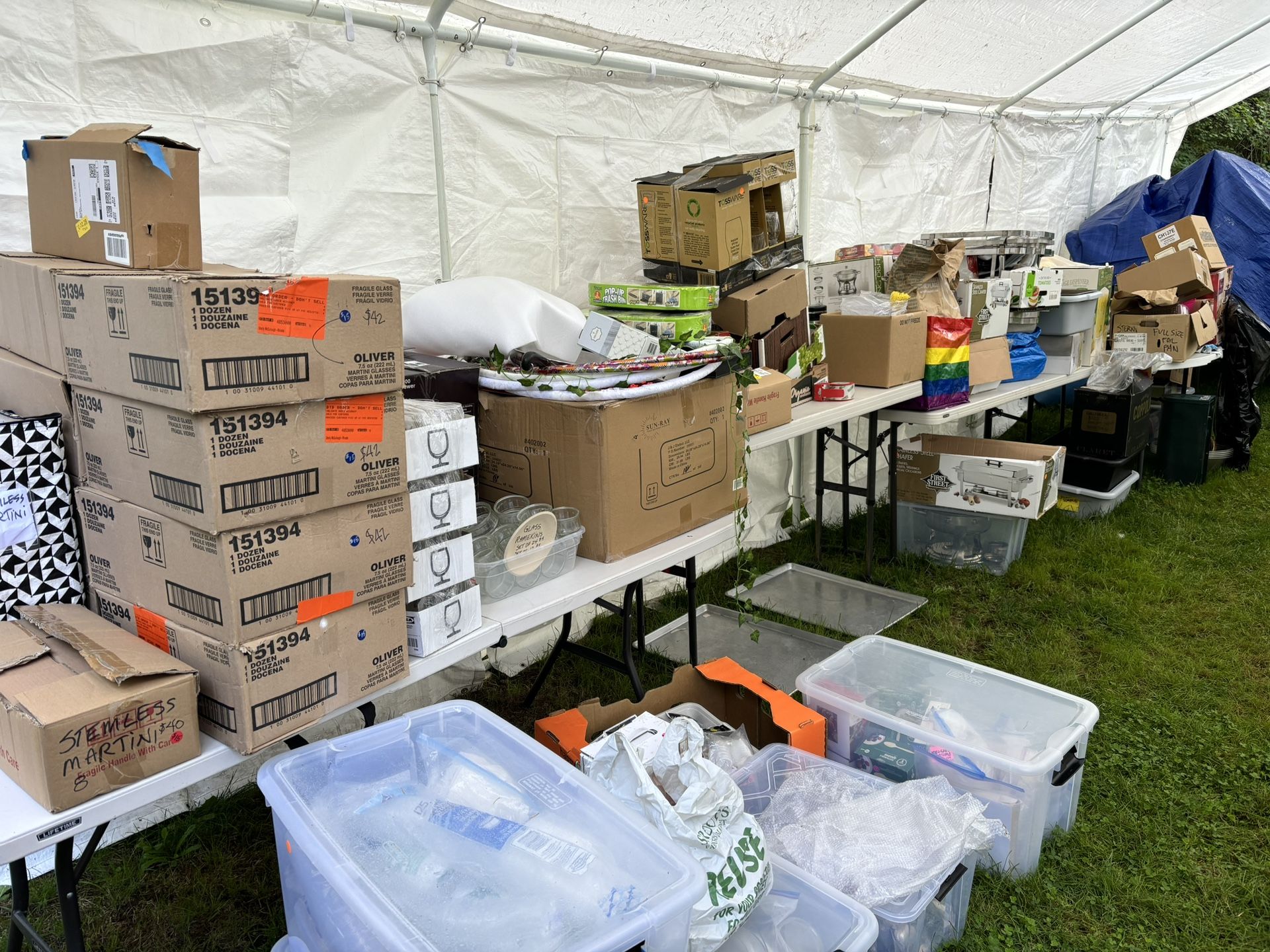 BIG TENT YARD SALE SAT SEPT 28th 9AM-3PM