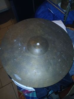 Vintage 16 inch Azco Brass Drum Cymbal (Canada)