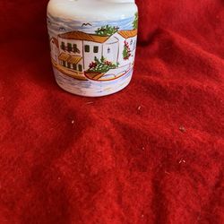 2.5 Inch Handmade In Greece Ceramic Greek White Pottery Salt/Pepper Shaker Set Imported From Greece (2 available)