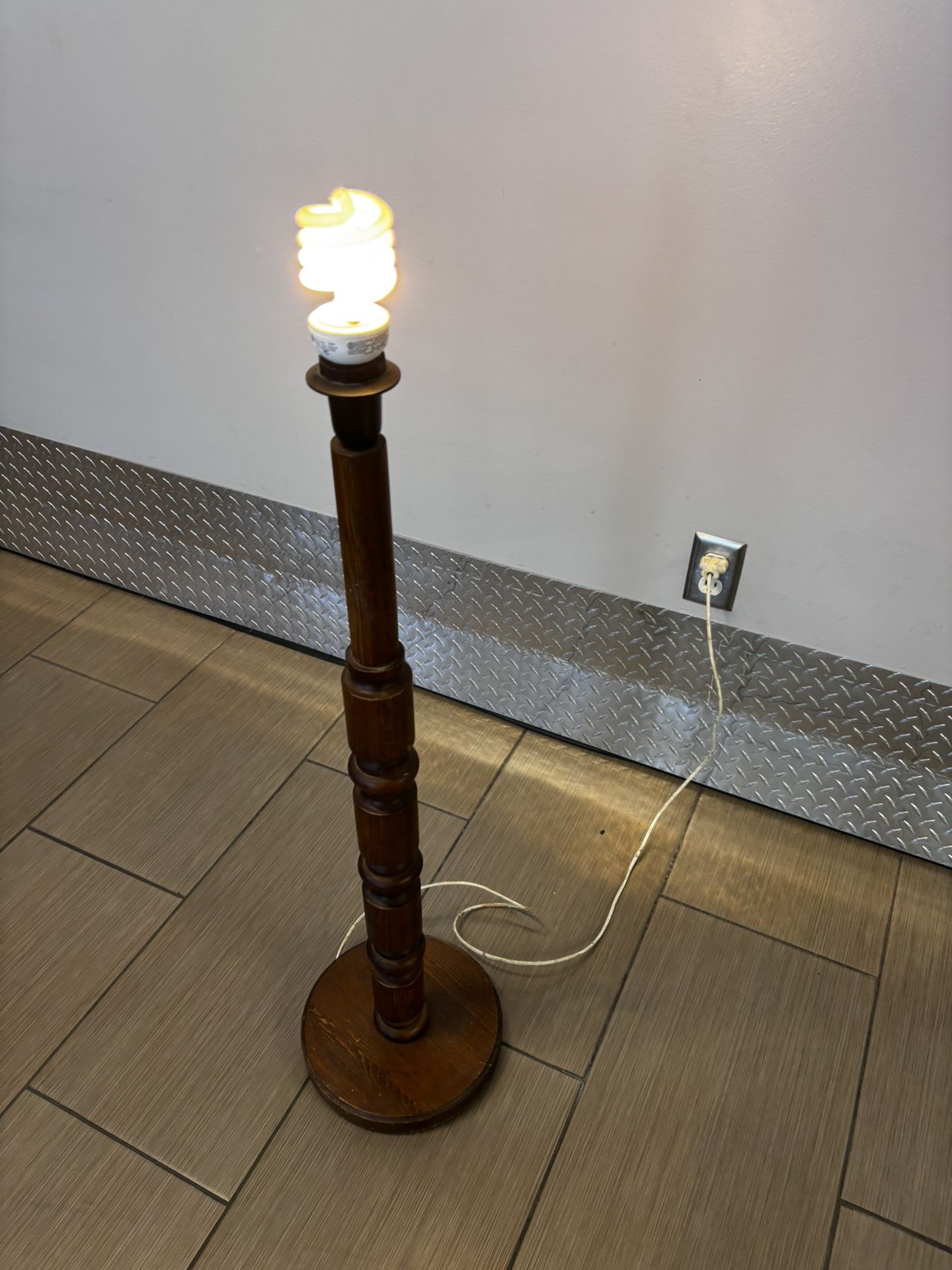 Wooden Lamp Base