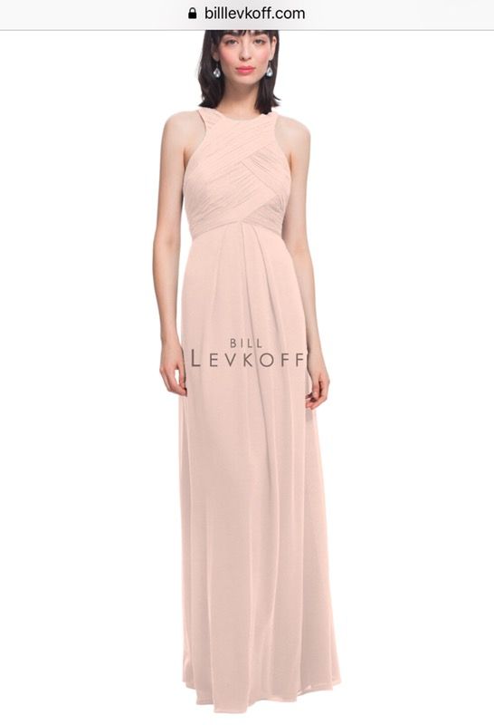 Bill Levkoff Bridesmaid Dress in Petal Pink