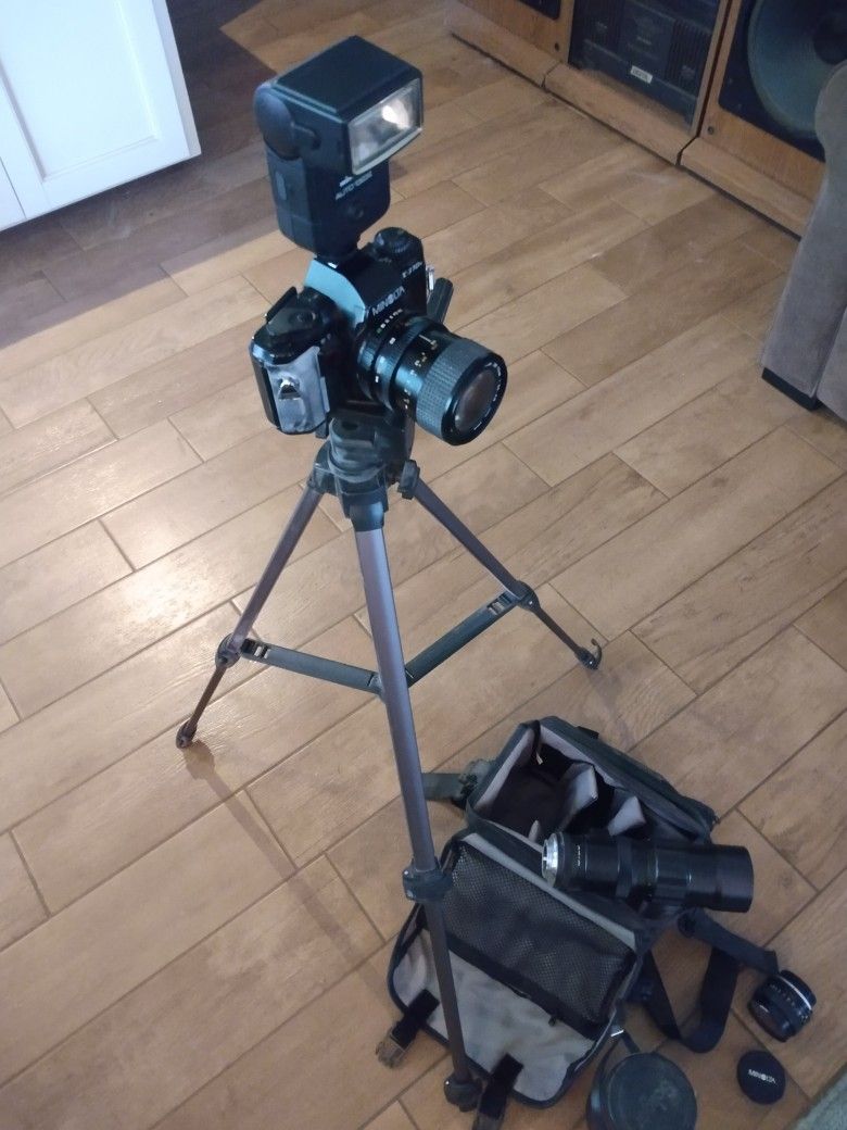 Camera With Equipment 