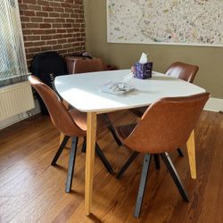 Dining Table + 4-Chair Set