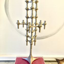 Mid Century Candle Holder By “NAGEL” Kendall Area