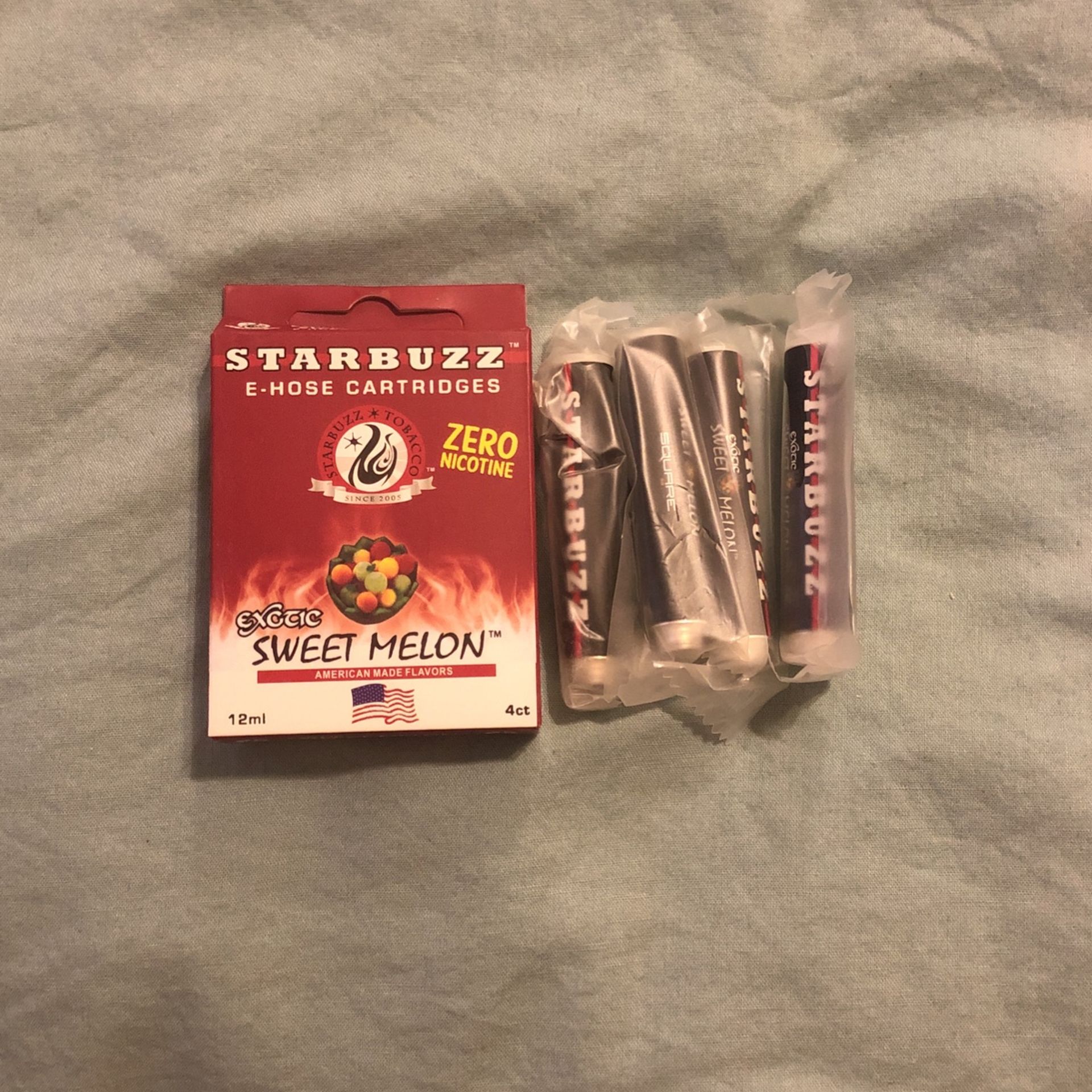 Starbuzz E-hose Cartridges 4 Pack-Sweet Melon Flavor