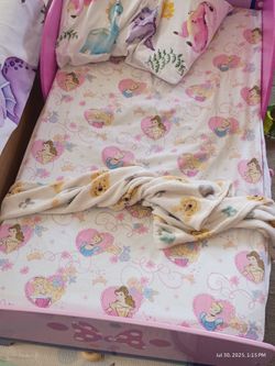 25 Dollors Toddler Bed For A Girl.