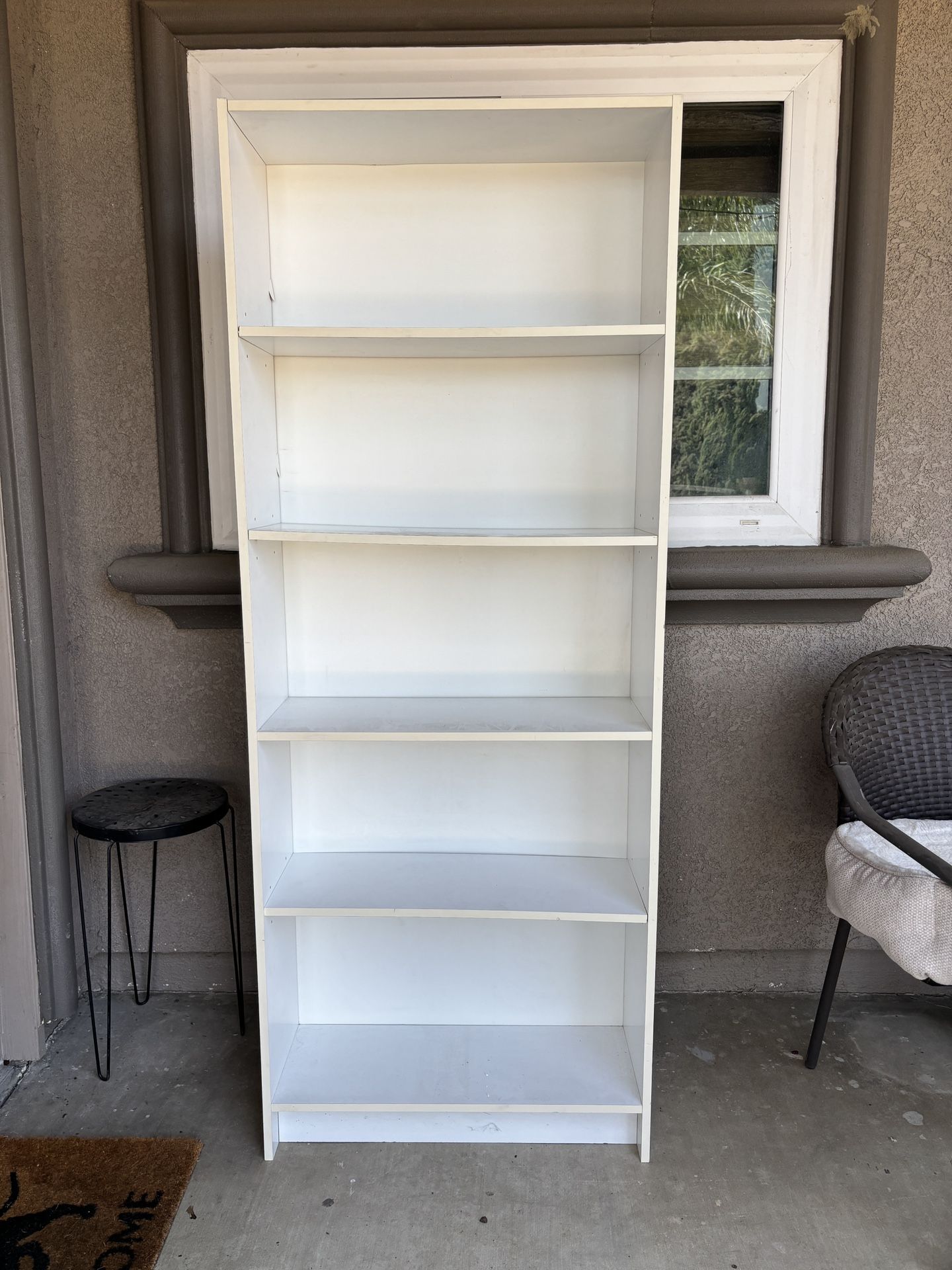 White Bookshelf