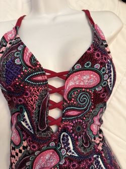 Ambrielle One Piece Bathing Suit In XL