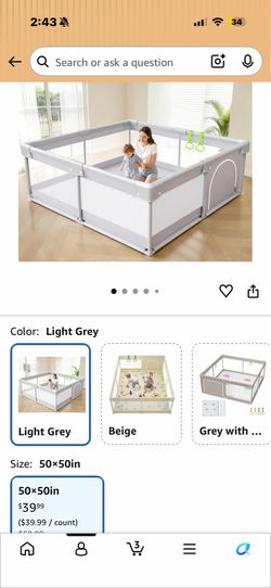 baby play pen
