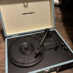 Light Blue Record Player