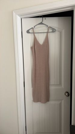 Tan sparkle dress