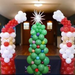 Christmas Party Balloon Decorations 