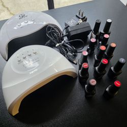 Gel Polish and Lamp Lot