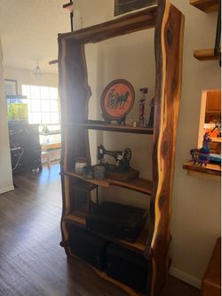 8 foot cedar shelf
