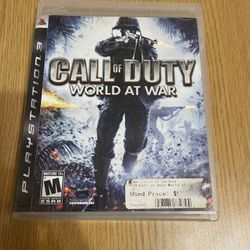 PS3 Call Of Duty World At War