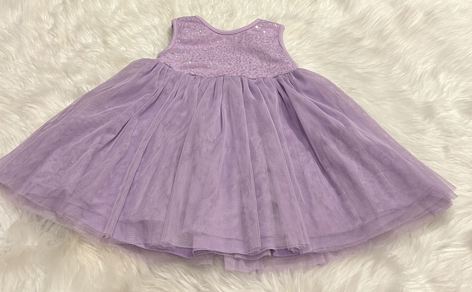 Children's Place Purple Tulle & Sequined Dress *2T