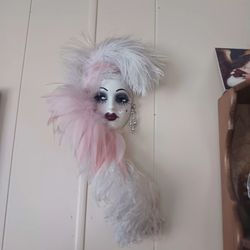 Lad  In Pink Feathers 