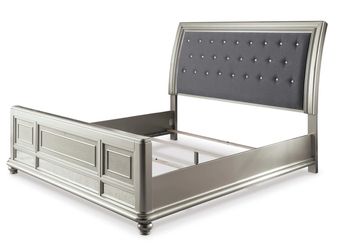 King size Coralayne Sleigh Bed by Ashley furniture