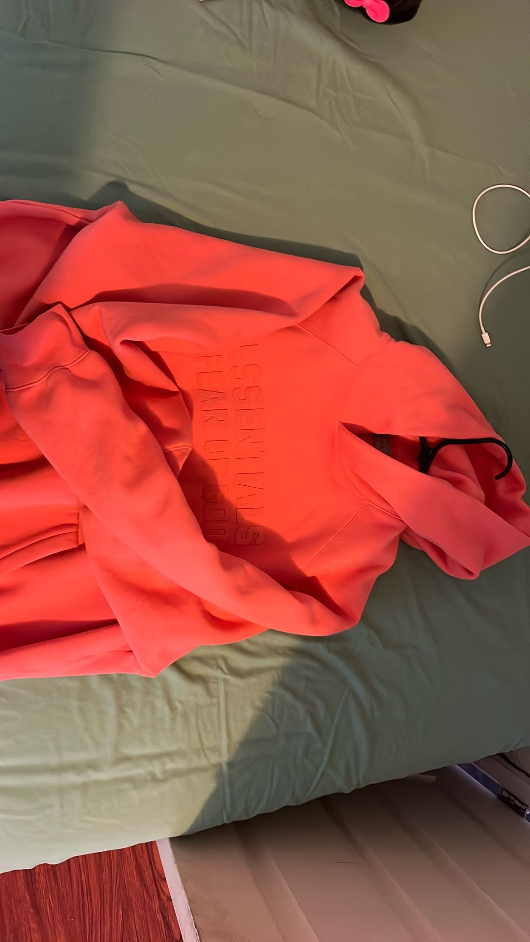 essentials Hoodie Coral