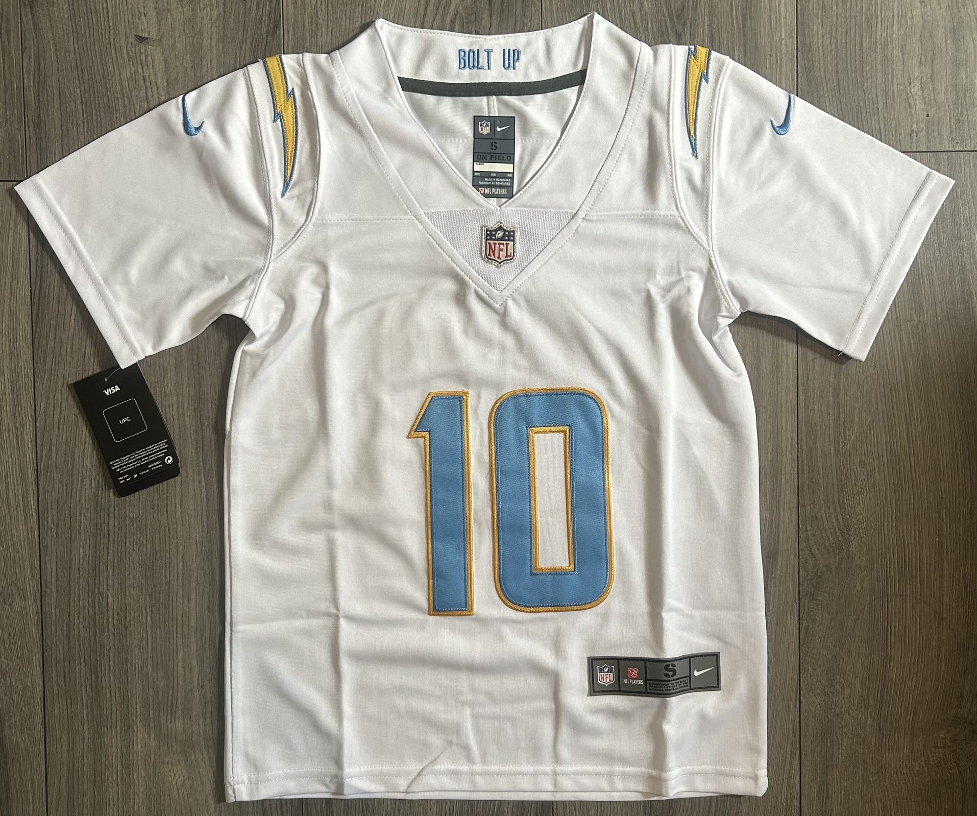 Los Angeles Chargers Herbert YOUTH WHITE JERSEY 