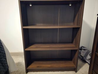 Prebuilt IKEA Billy Book Shelf in Dark Brown Oak
