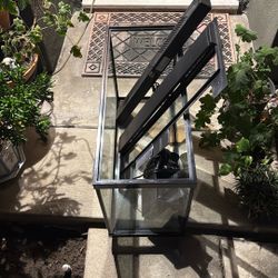 30 Gallon Fish Tank, Filter And Light  