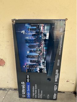 Ultra LG HD-50 Smart Series 7.1 Home Theater System (advertised as 2200W, wireless-compatible)