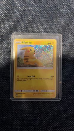 Pokémon Pikachu cracked ice halo card