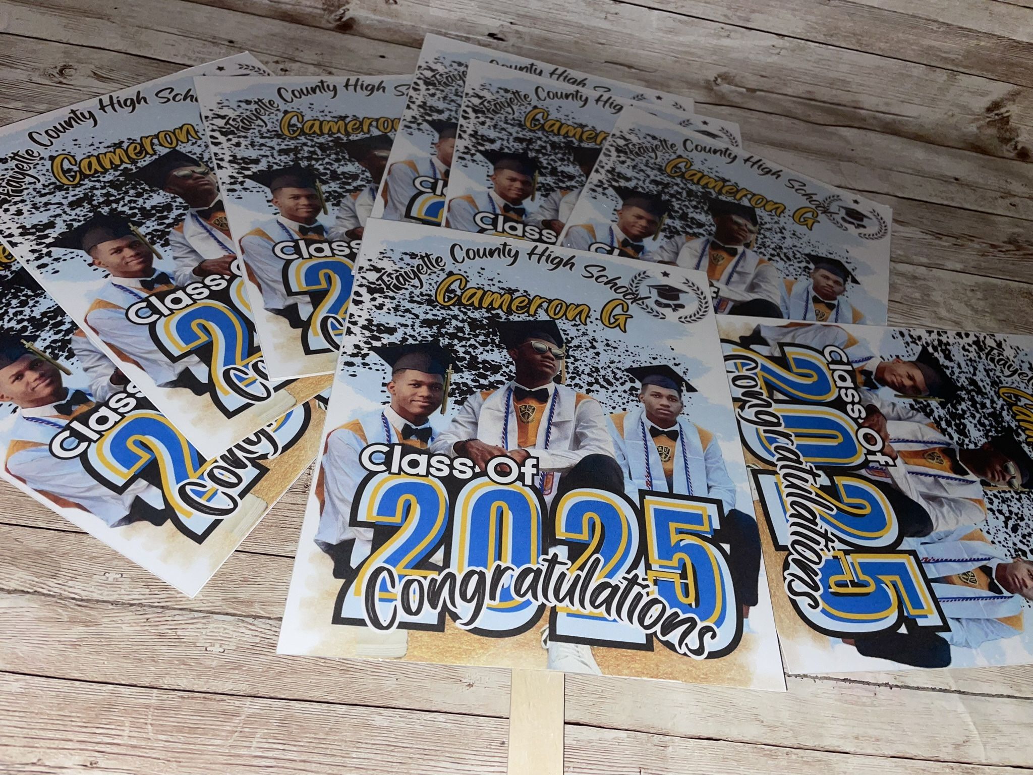 Graduation Fans (custom)