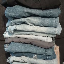 Men's Jeans & Tshirts 22 Pieces
