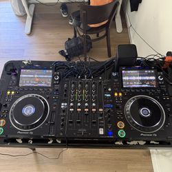 CDJ 3000  2 Units And Mixer 