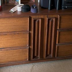 Dillingham - Mid Century Modern bedroom Set -  Cypress And walnut - Great Condition