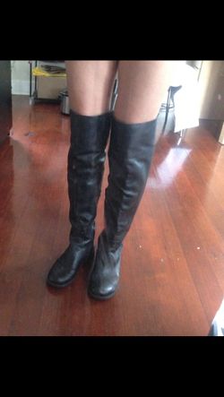 Leather boots