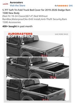 Bed cover for Ram Dodge 2019-2026  5x7
