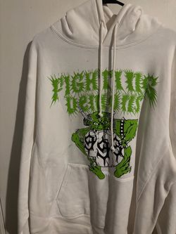 Vlone juice wrld 999 hoodie white size XL