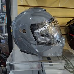 Motorcycle full face helmet size medium flip up helmet with a drop-down sunglasses
