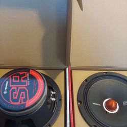 MEMPHIS 1 PAIR 8" COMPONENT PRO HIGH EFFICIENCY MID RANGE 350 WATTS MAX POWER ( BRAND NEW PRICE IS LOWEST INSTALL NOT AVAILABLE )