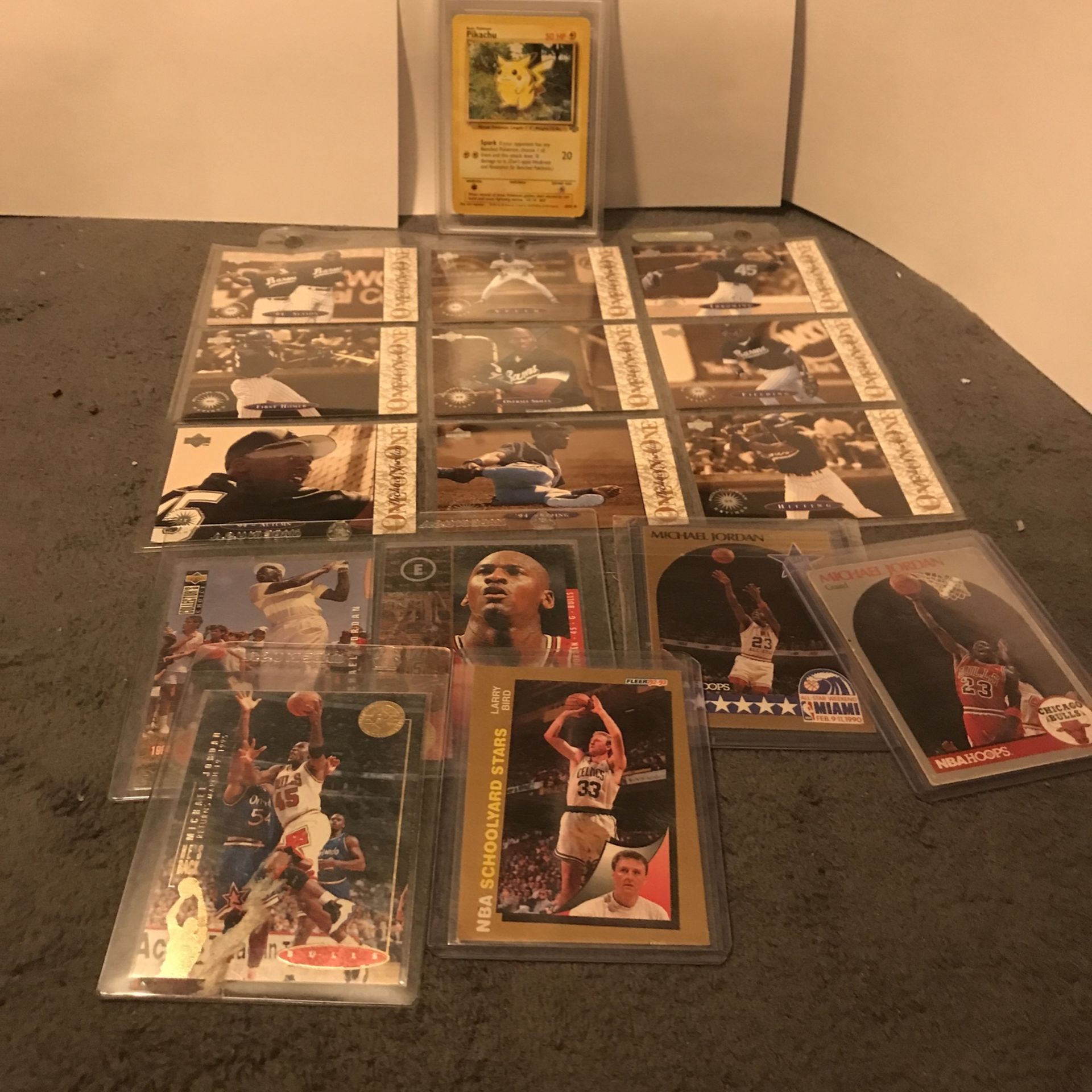 2 Lots   Of Mj  An Each Lot Have A Graded Pikachu Jungle