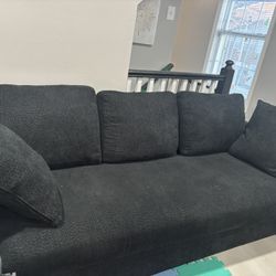 Black/Beige Sofa 