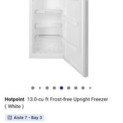 New UPRIGHT FREEZER Hotpoint