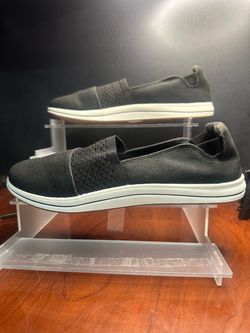 $25 Black Canvas Slip-On Sneakers