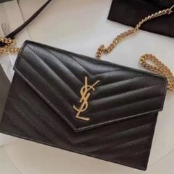 YSL chain bag black