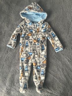 Baby Boy Hooded Onesie