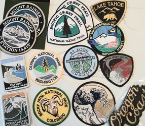 State Park Badges and Iron Ons $2 Each