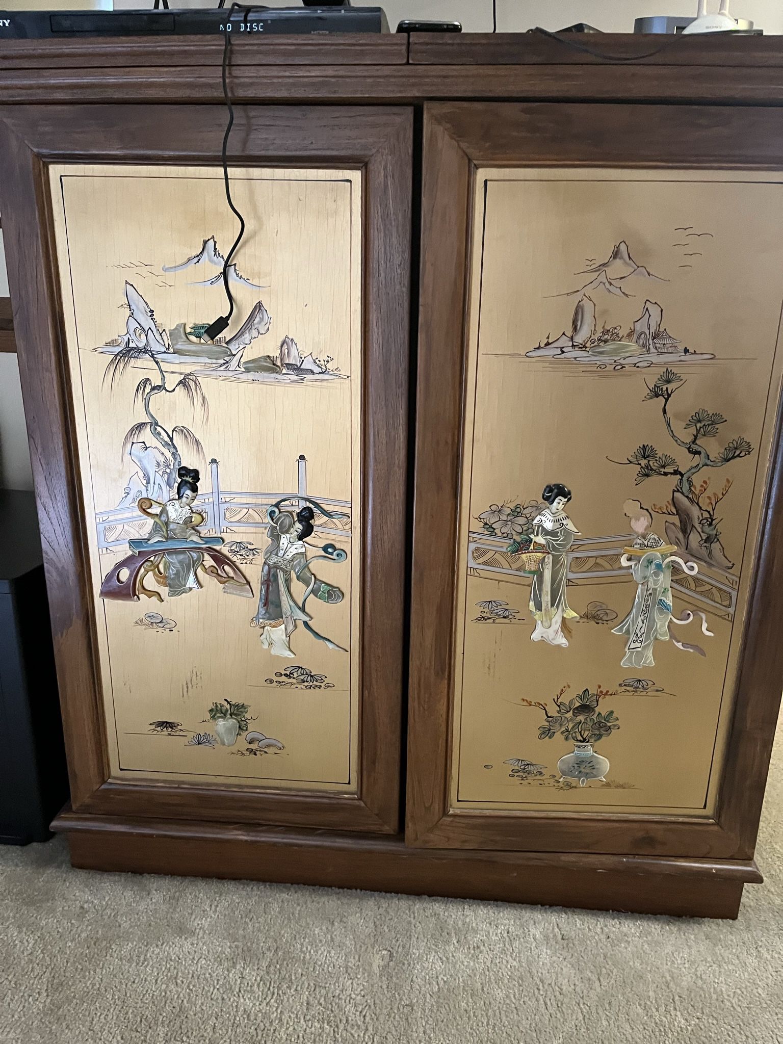 Antique Asian Cabinet 