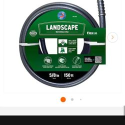 Flexon Landscape Watering Hose - 5/8 in x 150 ft (New)