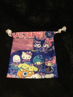 Sanrio Halloween Drawstring Pouch  new  pen size bag