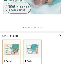 Mama Bear Gentle Touch Diapers Size 1 - 196 Count