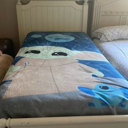 Twin Bed And Night Stand