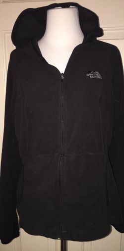 Women's size large The North Face hooded fleece jacket